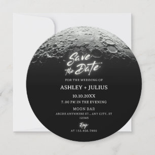 Halve maanverloop save the date