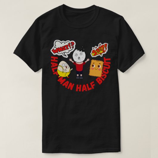 Halve Man T-shirt (Design voorkant)
