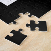 Halve marathon 13.1 in de Abstracte Runner van de  Legpuzzel (Zijkant)