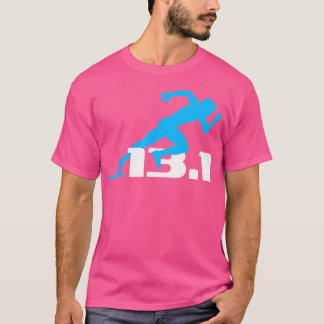 Halve marathon lopen 13 1 loper t-shirt