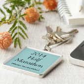 Halve marathon, missie voltooid! sleutelhanger (Zijkant)