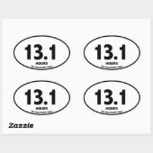 Halve Marathon Parodie Sticker (Vel)