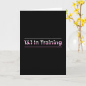 Halve Marathon Runner - 13.1 in training Kaart (Gele Bloem)