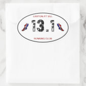 Halve Marathon Sticker (Tas)