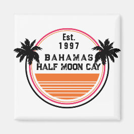 Halve Moon Cay Bahamas Familie Vacature Magneet