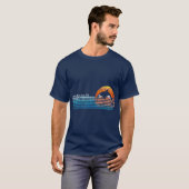  Halve Moon Cay Bahamas Retro 80 Orka T-shirt (Voorkant volledig)