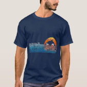  Halve Moon Cay Bahamas Retro 80 Orka T-shirt (Voorkant)