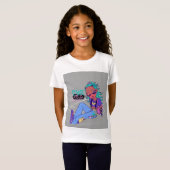 halve mouw shirt voor meisje (Voorkant volledig)