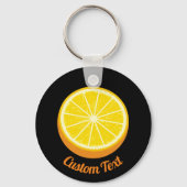 Halve Oranje Sleutelhanger (Voorkant)