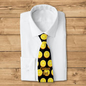 Halve Oranje structuur Stropdas