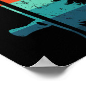 Halve Pine Halve Snowboard Snowboarden Extra Poster (Hoek)