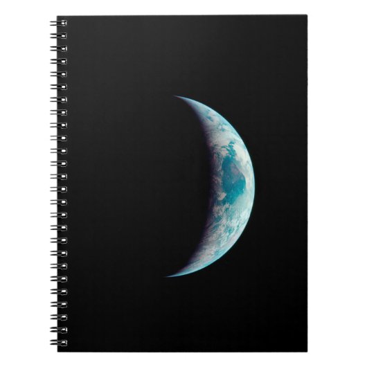 halve planeet aarde wetenschap ruimte universum ge notitieboek (Voorkant)