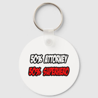 Halve procureur... halve superheld sleutelhanger