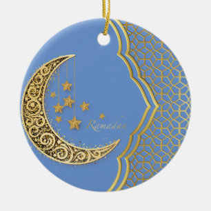 Halve ramadan keramisch ornament