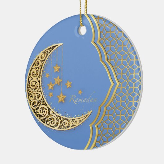 Halve ramadan keramisch ornament (Links)