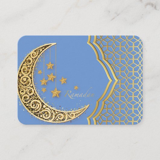 Halve ramadan visitekaartje (Voorkant)