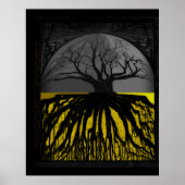 Halve ronde wortels poster (Voorkant)