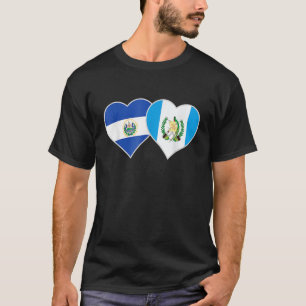 Halve Salvadoraanse halve Guatemalaanse vlag El Sa T-shirt