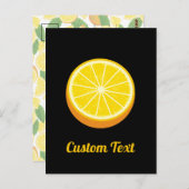 Halve Sinaasappel Briefkaart (Voorkant / Achterkant)