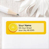 Halve Sinaasappel Etiket (Insitu)