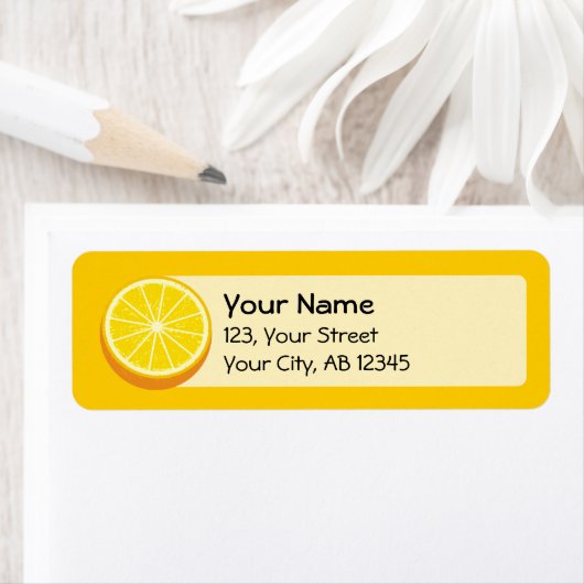 Halve Sinaasappel Etiket (Insitu)