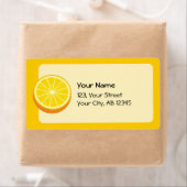 Halve Sinaasappel Etiket (Insitu)