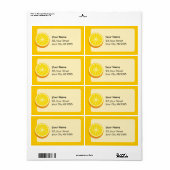 Halve Sinaasappel Etiket (Full Sheet)