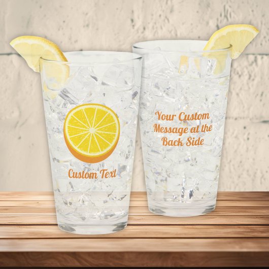 Halve Sinaasappel Glas