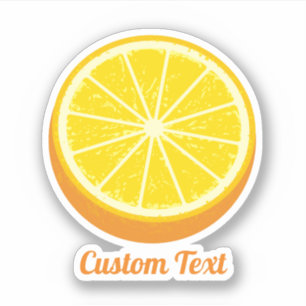 Halve Sinaasappel Sticker
