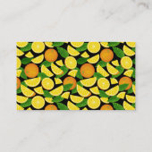 Halve Sinaasappel Visitekaartje (Achterkant)