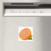 Halve tangerine magneet (Insitu (Vaatwasser))