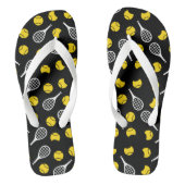 Halve Tennis Balls & Rackets Racket Sport Cool Coo Teenslippers (Voetbed)