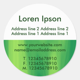 Halve Textuur en Wit 07 Bedrijfs/Profiel Ronde Sticker