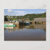 Halve tij in de baai van Fundy op St. Martins, New Briefkaart (Voorkant)