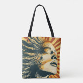 Halve toon tote bag (Achterkant)