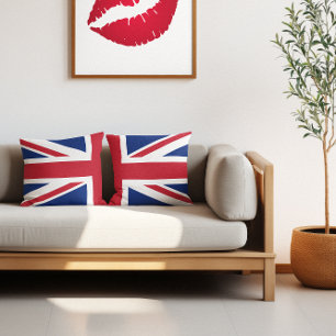Halve Union Jack Kussen