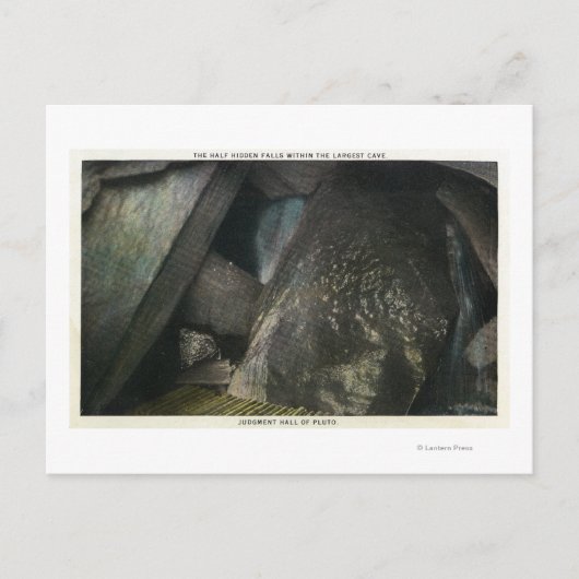 Halve verborgen Herfsten Uitzicht van het oordeel  Briefkaart (Voorkant)