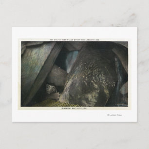 Halve verborgen Herfsten Uitzicht van het oordeel  Briefkaart