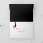 Halve Verjaardag Maan Kaart (Binnen)