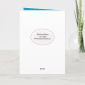 Halve verjaardagstaart Kaart (Achterkant)