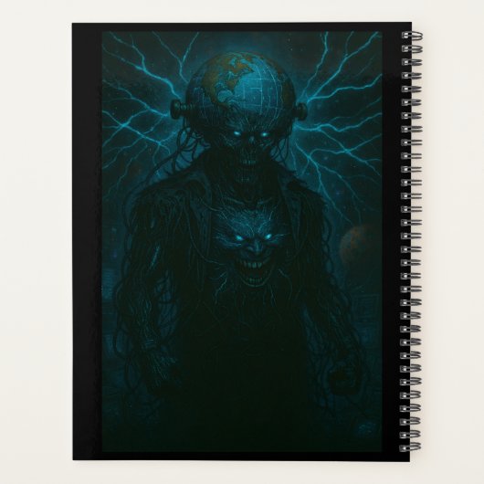 Halve verlichte bal! planner (Achterkant)