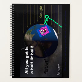 Halve verlichte bal! planner