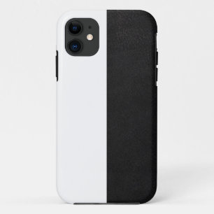 halve witte halve zwarte badmuts bandana Case-Mate iPhone case