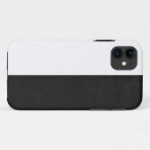 halve witte halve zwarte badmuts bandana Case-Mate iPhone case (Achterkant (horizontaal))