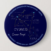 Halve zeemijlen ronde button 4,0 cm (Voorkant)