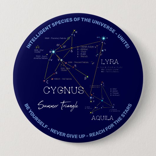 Halve zeemijlen ronde button 4,0 cm (Voorkant)