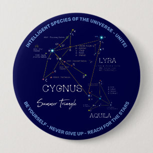 Halve zeemijlen ronde button 4,0 cm