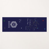 Halve zeemijlen yogamat (Voorkant (horizontaal))