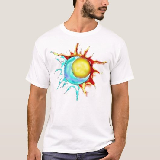 halve zon halve maan t-shirt (Voorkant)