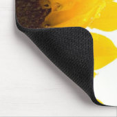 Halve zonnebloem muismat (Hoek)